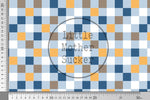 Lade das Bild in den Galerie-Viewer, Design "Margeritenhäschen" blau 0,5 m
