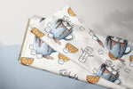 Lade das Bild in den Galerie-Viewer, Supersoft Premium BIO French Terry "Marshies" Tassen groß 0,5 m
