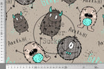 Lade das Bild in den Galerie-Viewer, Design "Mini Monster Teal" 0,5 m
