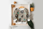 Lade das Bild in den Galerie-Viewer, Design "Mini Monster Teal" 0,5 m
