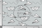 Lade das Bild in den Galerie-Viewer, Premium BIO Jersey "Paper Art" Grid klein 0,5 m
