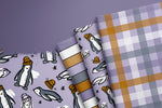 Lade das Bild in den Galerie-Viewer, Design "Pingu Parts" lila 0,5 m
