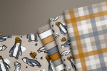 Lade das Bild in den Galerie-Viewer, Design "Pingu Parts" beige 0,5 m
