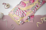 Lade das Bild in den Galerie-Viewer, Supersoft Premium French Terry "Popcorntime" groß 0,8 m Rest
