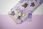 Lade das Bild in den Galerie-Viewer, Supersoft Premium BIO Jersey "Puzzle Leben" Puzzle girl groß 0,5 m
