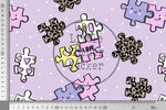 Lade das Bild in den Galerie-Viewer, Supersoft Premium BIO Jersey "Puzzle Leben" Puzzle girl groß 0,5 m
