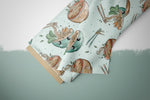 Lade das Bild in den Galerie-Viewer, Supersoft Premium BIO French Terry "Ramen" mint groß 0,5 m
