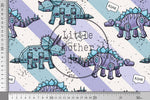 Lade das Bild in den Galerie-Viewer, Supersoft Premium Jersey "Robo Saurier" lila Dinos groß 0,5 m

