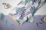 Lade das Bild in den Galerie-Viewer, Supersoft Premium Jersey "Robo Saurier" lila Dinos groß 0,5 m
