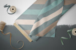 Lade das Bild in den Galerie-Viewer, Supersoft Premium French Terry "Ryu" Neutral Streifen Groß 0,5 m
