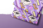 Lade das Bild in den Galerie-Viewer, Design "School Time" lila 0,5 m
