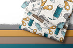 Lade das Bild in den Galerie-Viewer, Design "ABCDEFG" Schreibzeug Teal COLLECTION 0,5 m
