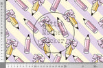 Lade das Bild in den Galerie-Viewer, Supersoft Premium BIO Jersey "Schulhase" Stifte klein 0,5 m
