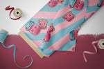 Lade das Bild in den Galerie-Viewer, Supersoft Premium BIO French Terry "Sweet Jam" groß 0,5 m
