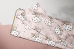 Lade das Bild in den Galerie-Viewer, Supersoft Premium French Terry "Tassenhase" rosa groß 0,5 m

