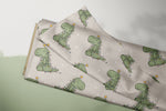 Lade das Bild in den Galerie-Viewer, Supersoft Premium BIO French Terry "Tree-Rex" groß 0,5 m
