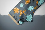 Lade das Bild in den Galerie-Viewer, Supersoft Premium BIO Jersey "Twinkle Twinkle" bold groß 0,5 m
