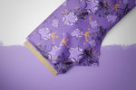 Lade das Bild in den Galerie-Viewer, Supersoft Premium BIO Jersey "Twinkle Twinkle" purple klein 0,5 m
