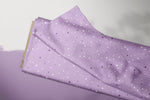 Lade das Bild in den Galerie-Viewer, Supersoft Premium Jersey "Weinbeeren" Dots Lila helldunkel 0,5 m breiter
