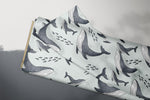 Lade das Bild in den Galerie-Viewer, Supersoft Premium BIO Jersey "Whaletime" groß 0,5 m
