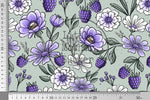 Lade das Bild in den Galerie-Viewer, Supersoft Premium BIO Jersey "Wiesengruß" sage groß 0,5 m

