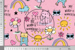 Lade das Bild in den Galerie-Viewer, Premium Jersey "Wonderful World" groß 0,75 m Rest

