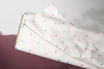 Lade das Bild in den Galerie-Viewer, Supersoft Premium French Terry "Zuckerwatte" Herzchen Kombi groß 0,5 m
