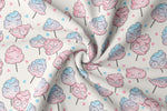 Lade das Bild in den Galerie-Viewer, Premium BIO Ripp Jersey "Zuckerwatte" Herzchen groß 0,5 m
