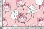 Lade das Bild in den Galerie-Viewer, Supersoft Premium BIO Jersey "Zuckerwatte" Rosa groß 0,5 m

