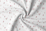 Lade das Bild in den Galerie-Viewer, Premium BIO Ripp Jersey "Kleine Blümchen" 0,5 m
