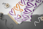 Lade das Bild in den Galerie-Viewer, Design "Brush Hearts" Collection 0,5 m
