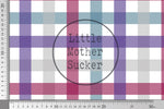 Lade das Bild in den Galerie-Viewer, Supersoft Premium French Terry "LMS Gingham" Iris 0,5 m
