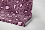 Lade das Bild in den Galerie-Viewer, Premium BIO French Terry "Jeansoptik" Magenta Leo groß 0,1 m
