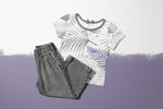 Lade das Bild in den Galerie-Viewer, Frottee Jersey "Yajasu" purple Collection
