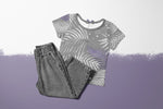 Lade das Bild in den Galerie-Viewer, Frottee Jersey "Yajasu" purple Collection

