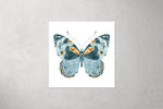 Lade das Bild in den Galerie-Viewer, Kunstleder Patch "Josephina Schmetterling 1" 3,5 x 3,5 cm
