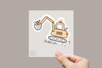 Lade das Bild in den Galerie-Viewer, Bügelbild "Baustelle Sticker"
