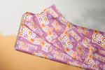Lade das Bild in den Galerie-Viewer, Supersoft Premium BIO Jersey "Positive Vibes" purple klein 0,5 m
