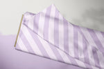 Lade das Bild in den Galerie-Viewer, Supersoft Premium BIO Jersey "Blaubeerpirat" lila Streifen 0,5 m
