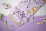 Lade das Bild in den Galerie-Viewer, Supersoft Premium BIO Jersey "Flugdrache" lila groß 0,5 m
