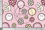Lade das Bild in den Galerie-Viewer, Supersoft Premium BIO Jersey "Funky Balloon" blush 0,5 m
