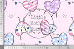 Lade das Bild in den Galerie-Viewer, Supersoft Premium BIO Jersey "Happy Hearts" pink 0,5 m
