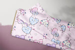 Lade das Bild in den Galerie-Viewer, Supersoft Premium BIO Jersey "Happy Hearts" pink 0,5 m
