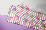 Lade das Bild in den Galerie-Viewer, Supersoft Premium BIO French Terry "Sweet Apple Sketch" klein 0,5 m
