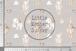 Lade das Bild in den Galerie-Viewer, Supersoft Premium BIO French Terry "Laundry Day" Bunny COLLECTION 0,5 m BREIT
