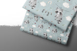 Lade das Bild in den Galerie-Viewer, Frottee Jersey "Laundry Day" Raccoon COLLECTION 0,5 m
