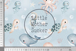 Lade das Bild in den Galerie-Viewer, Webware für Bermudashorts "Baby Sea Animals" COLLECTION 0,5 m
