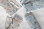 Lade das Bild in den Galerie-Viewer, Webware für Bermudashorts "Baby Sea Animals" COLLECTION 0,5 m
