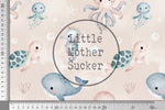 Lade das Bild in den Galerie-Viewer, Webware für Bermudashorts "Baby Sea Animals" COLLECTION 0,5 m
