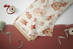 Lade das Bild in den Galerie-Viewer, Supersoft Premium BIO French Terry "Gingy Land" groß 0,5 m
